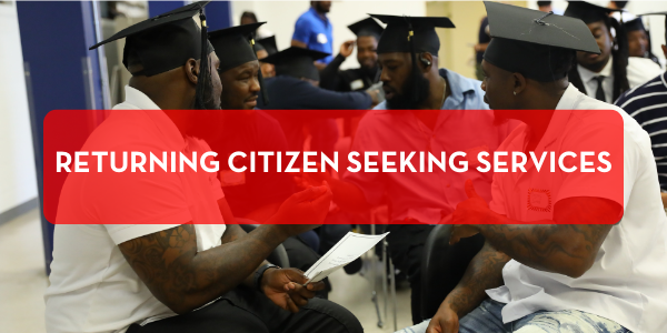 Returning citizen seeking services button